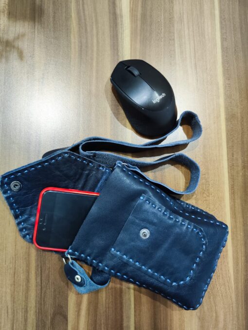 Mini Askılı Geniş Çanta - Telefon Çantası - Görsel 4